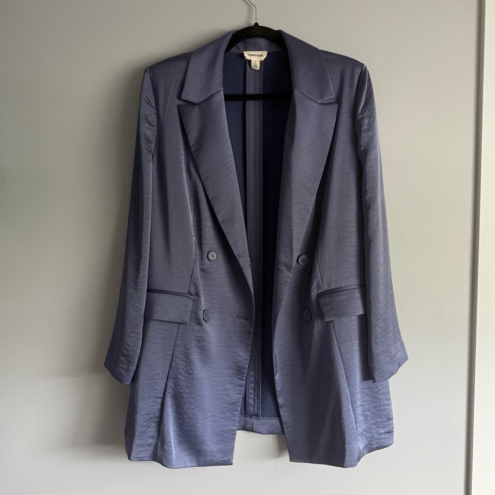 Elegant Blue Women's Blazer